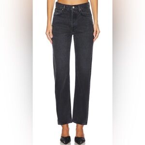 AGOLDE 90's Pinch Waist High Rise Straight Jeans in Hitch 27